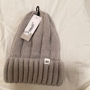 Nordstrom Light Gray Knit winter Hat